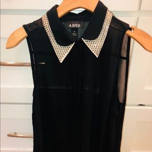 Black work top